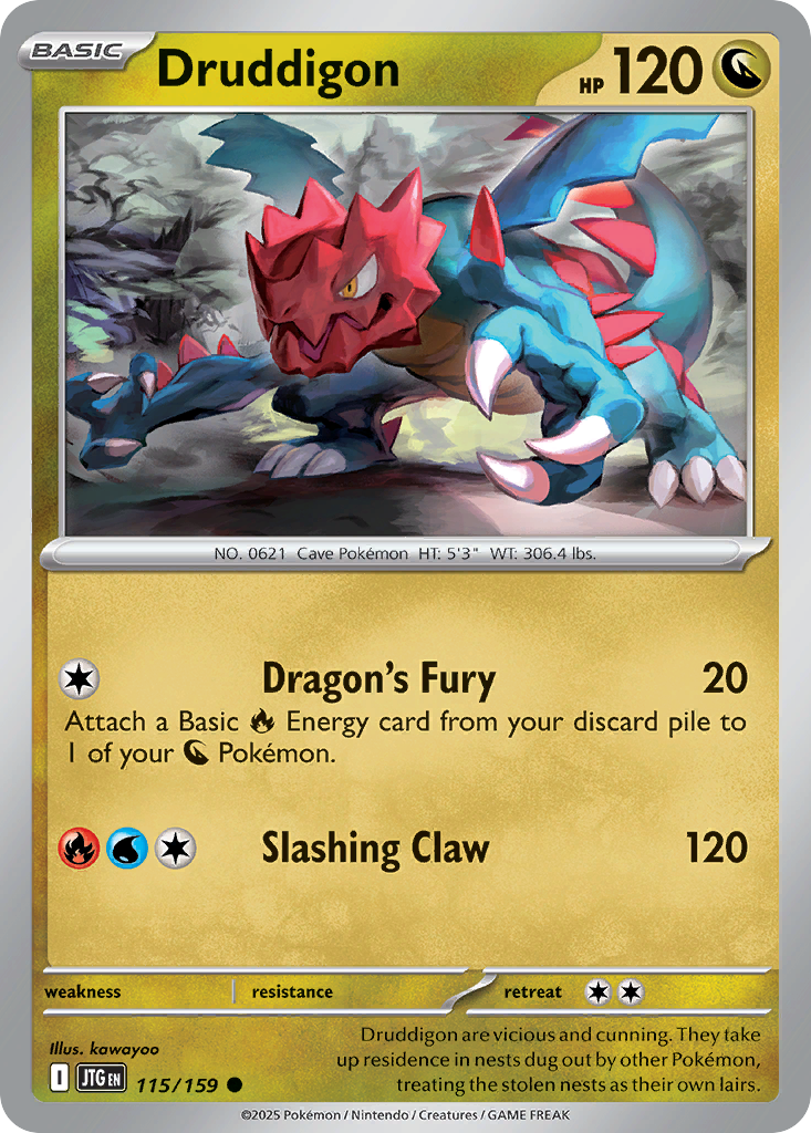115/159 [JTG] Druddigon - Common