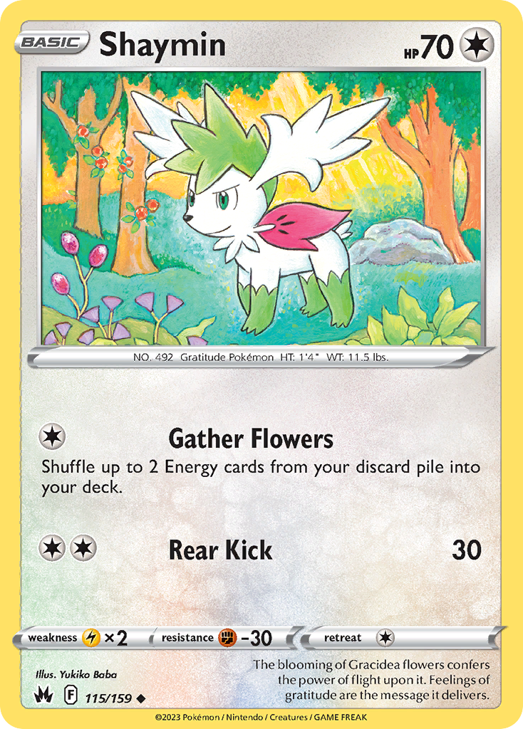 115/159 [CRZ] Shaymin - Uncommon