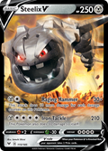 115/185 [VIV] Steelix V - Rare Holo V