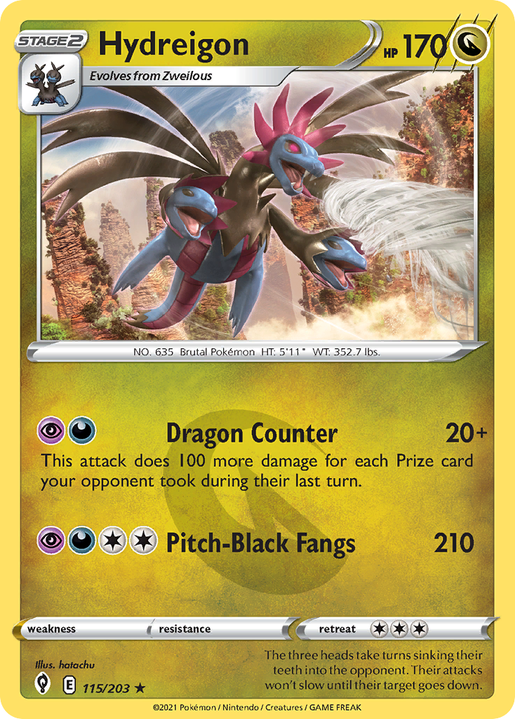 115/203 [EVS] Hydreigon - Rare Holo