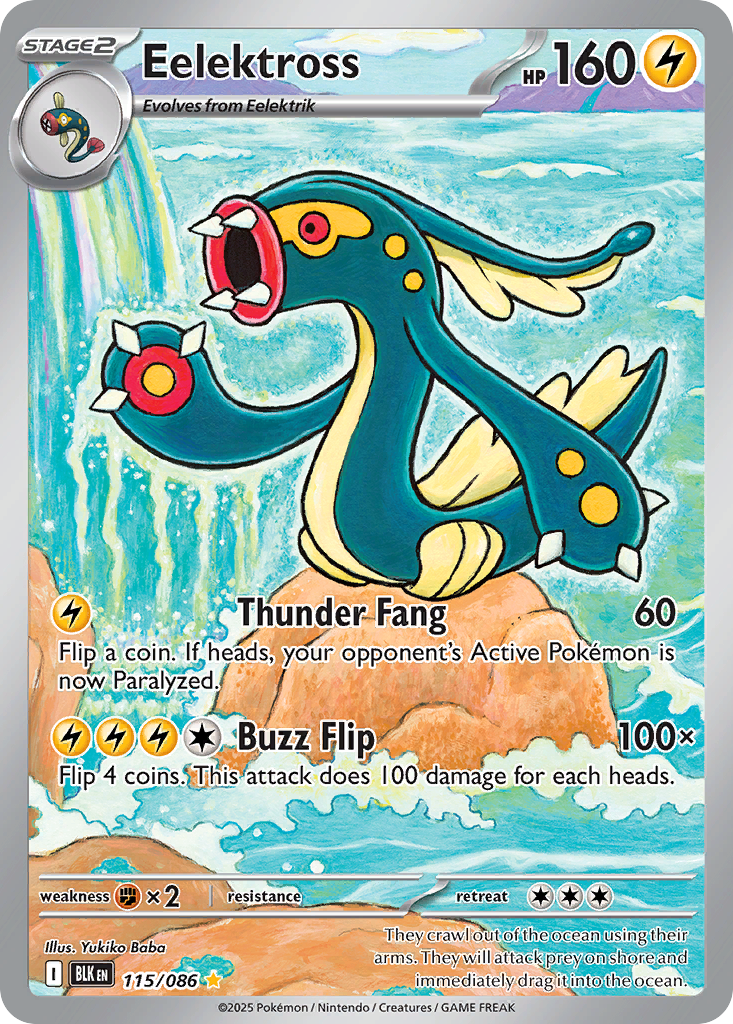 115/86 [BLK] Eelektross - Illustration Rare