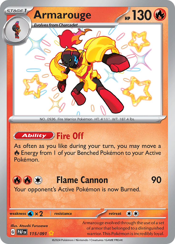 115/91 [SV4PT5] Armarouge - Shiny Rare
