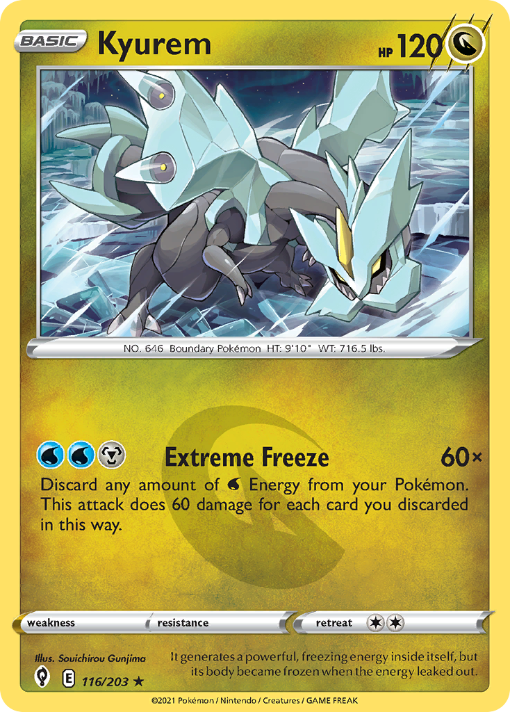 116/203 [EVS] Kyurem - Rare Holo