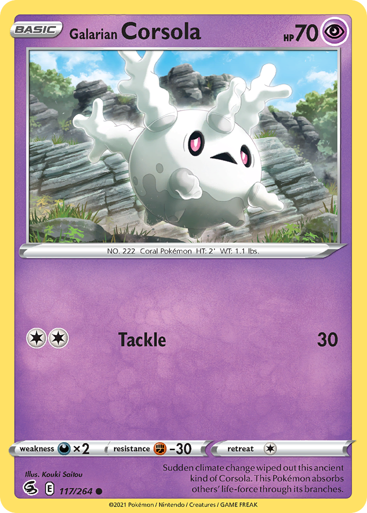 117/264 [FST] Galarian Corsola - Common