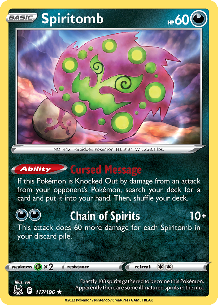 117/196 [LOR] Spiritomb - Rare