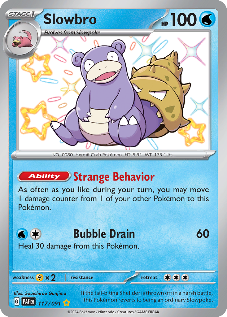 117/91 [SV4PT5] Slowbro - Shiny Rare