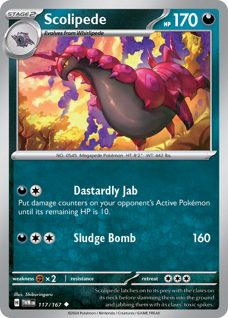 117/167 [TWM] Scolipede - Uncommon