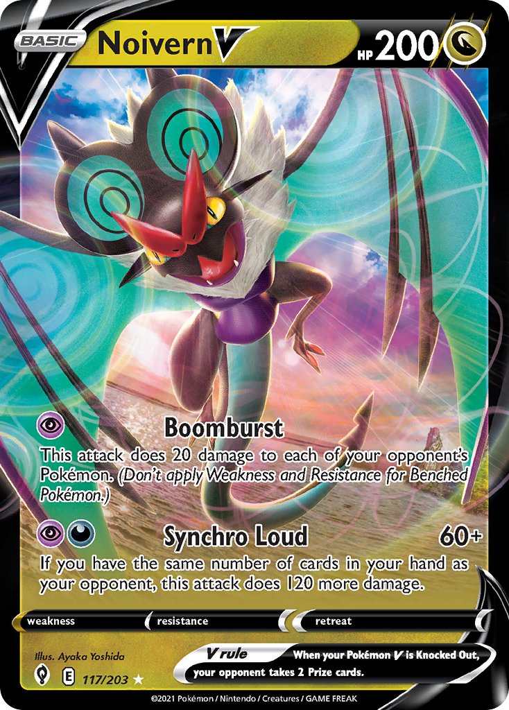 117/203 [EVS] Noivern V - Rare Holo V