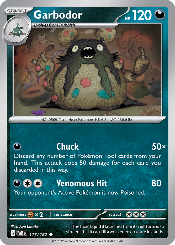 117/182 [SV4] Garbodor - Uncommon