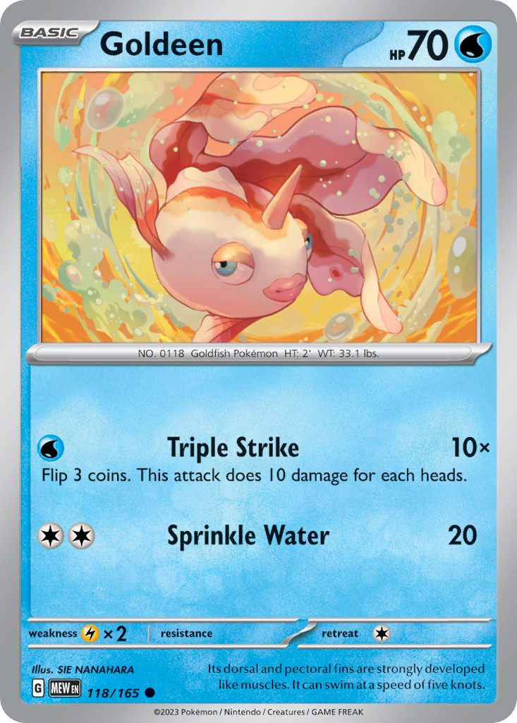 118/165 [SV3PT5] Goldeen - Common