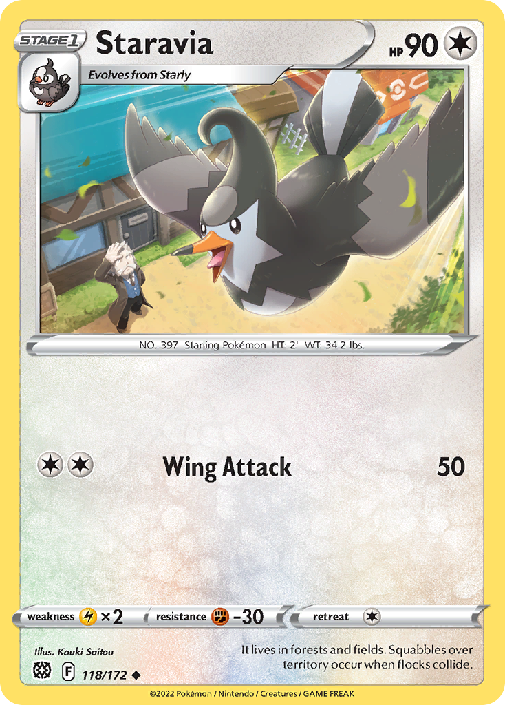 118/172 [BRS] Staravia - Uncommon