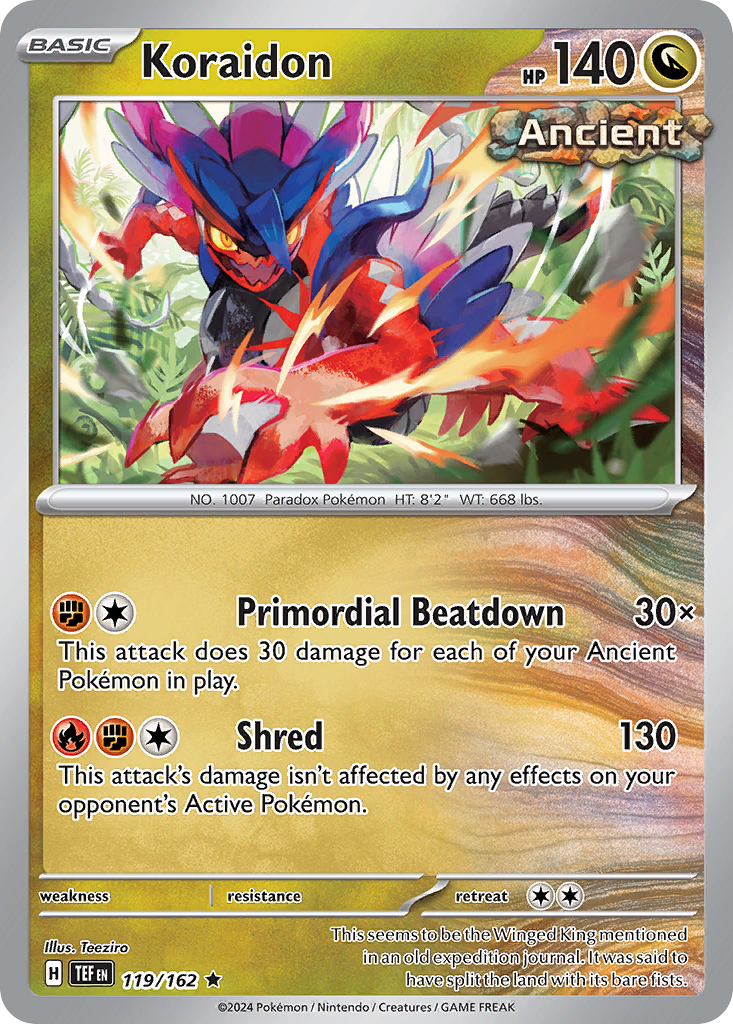 119/162 [TEF] Koraidon - Rare