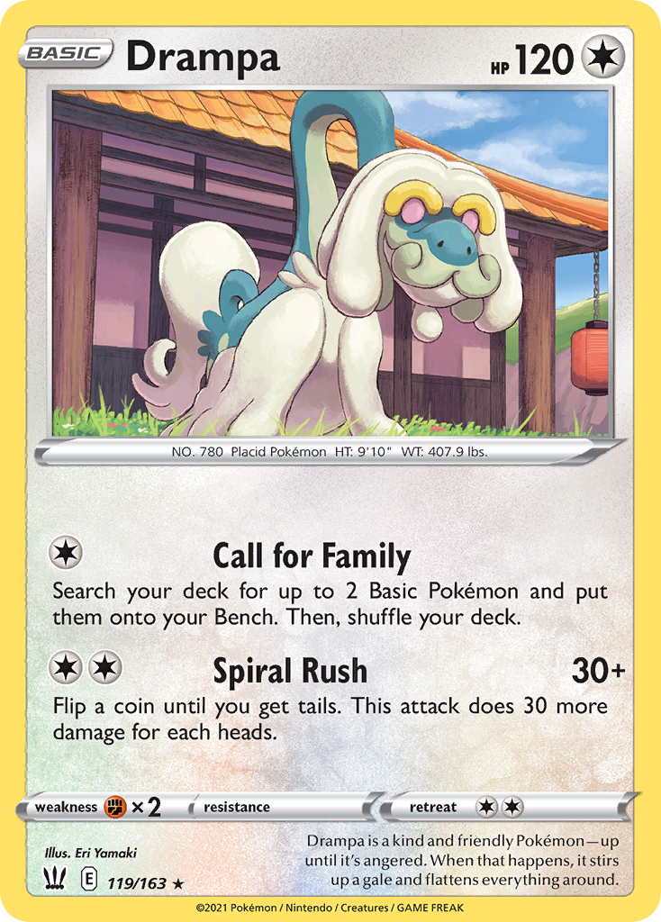119/163 [BST] Drampa - Rare
