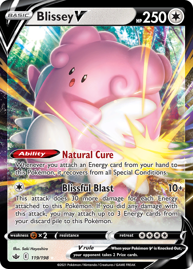 119/198 [CRE] Blissey V - Rare Holo V