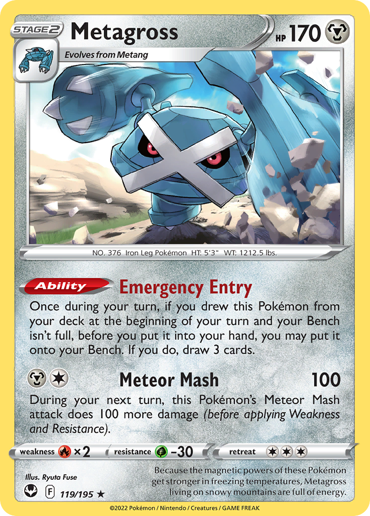 119/195 [SIT] Metagross - Rare Holo