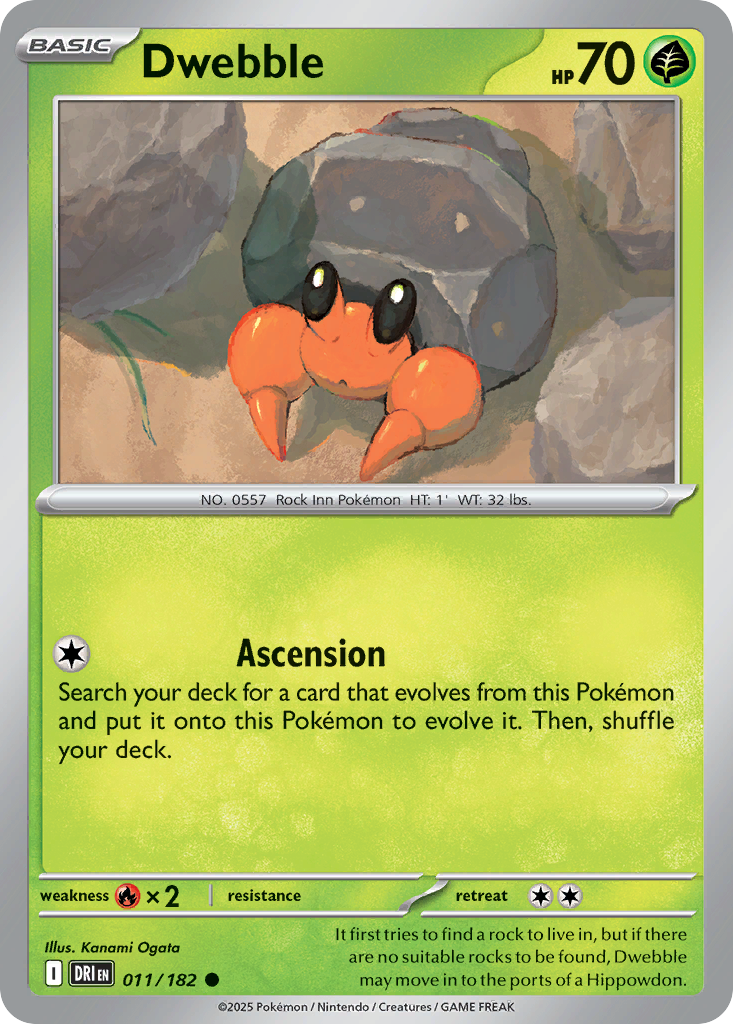 11/182 [DRI] Dwebble - Common