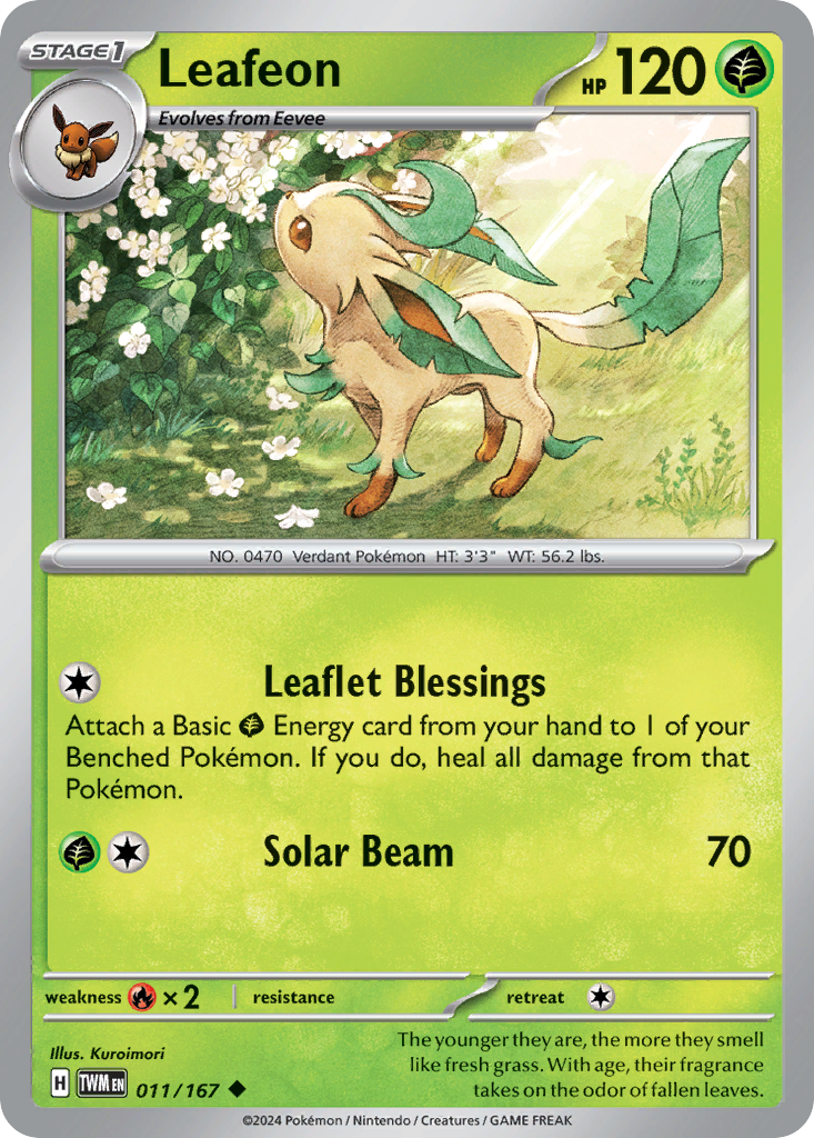 11/167 [TWM] Leafeon - Uncommon