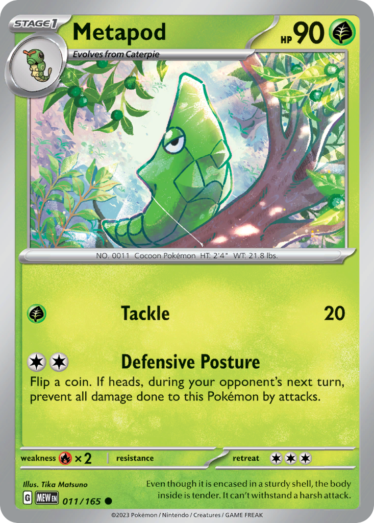 11/165 [SV3PT5] Metapod - Common