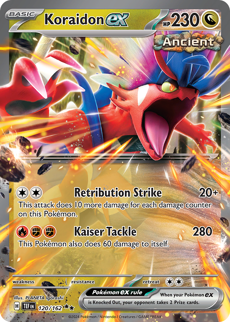120/162 [TEF] Koraidon ex - Double Rare