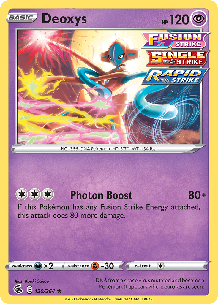 120/264 [FST] Deoxys - Rare Holo