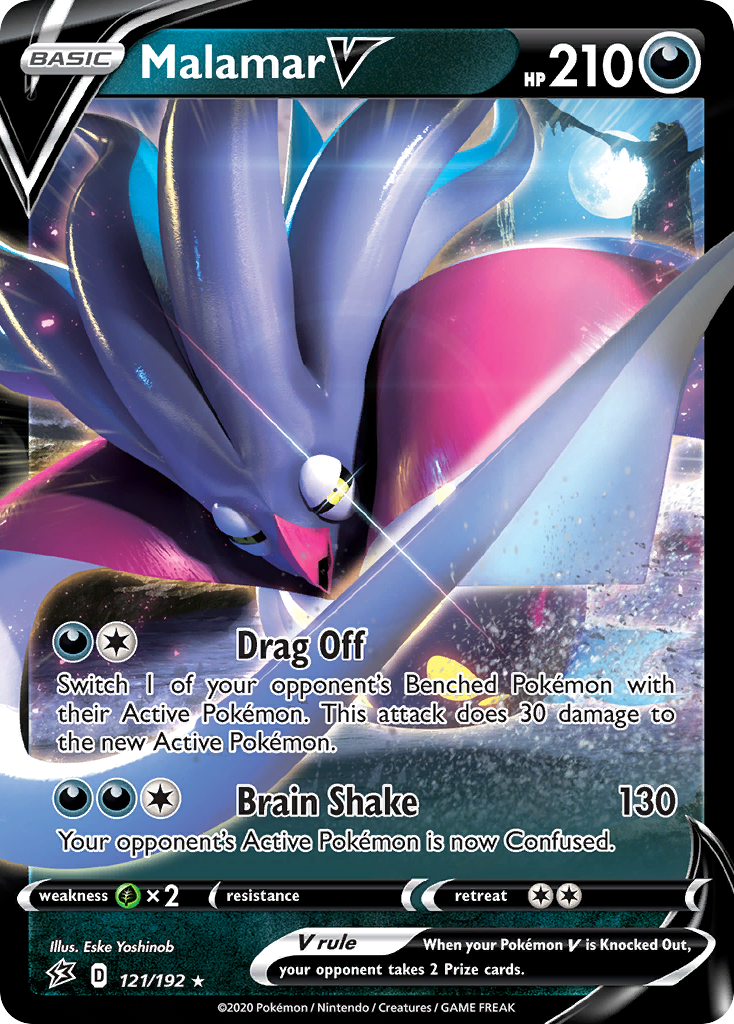 121/192 [RCL] Malamar V - Rare Holo V
