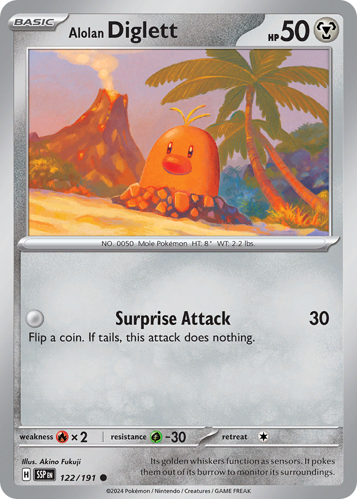 122/191 [SSP] Alolan Diglett - Common