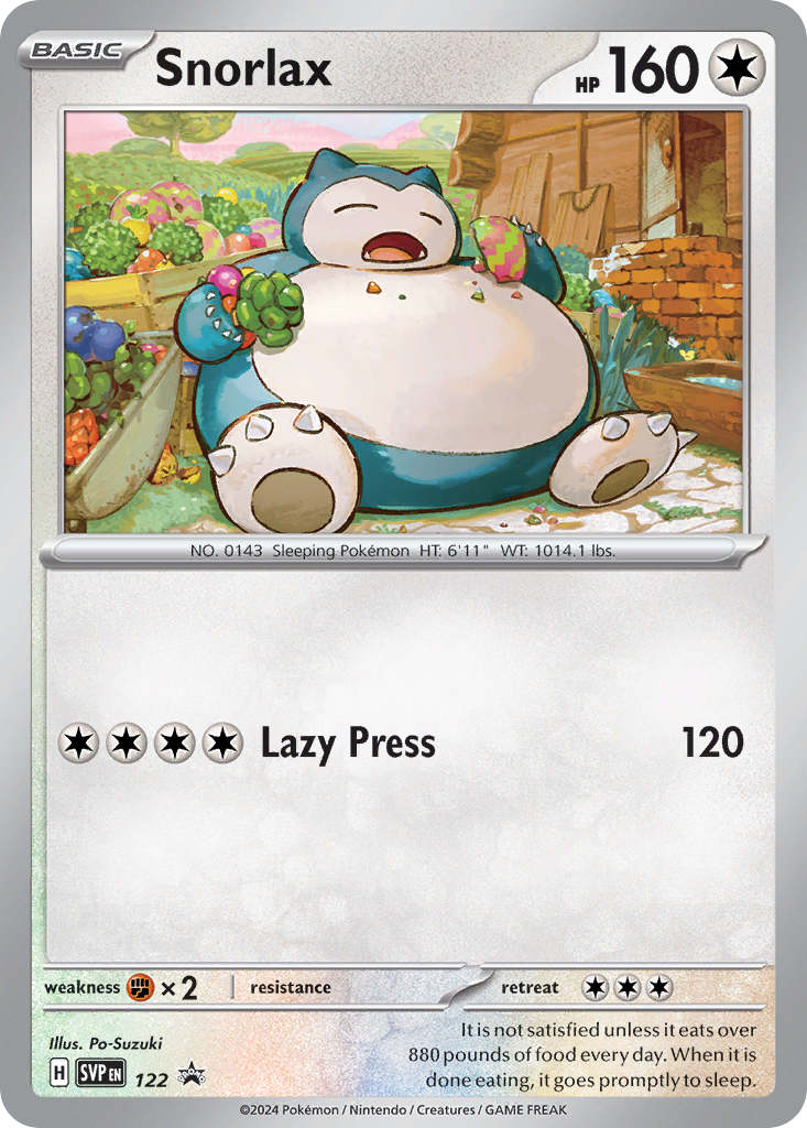 122/215 [PR-SV] Snorlax - Promo