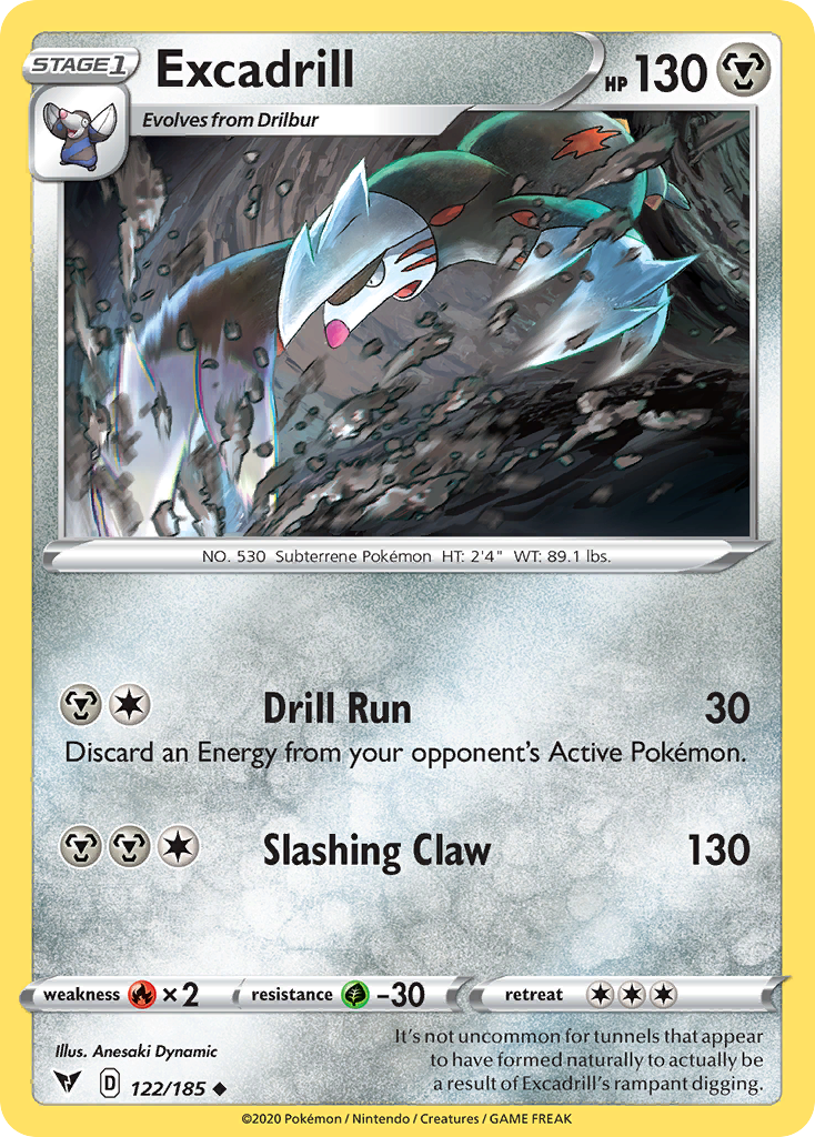 122/185 [VIV] Excadrill - Uncommon