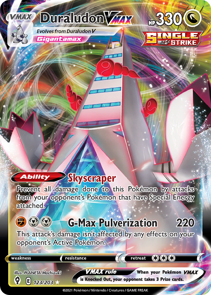 123/203 [EVS] Duraludon VMAX - Rare Holo VMAX