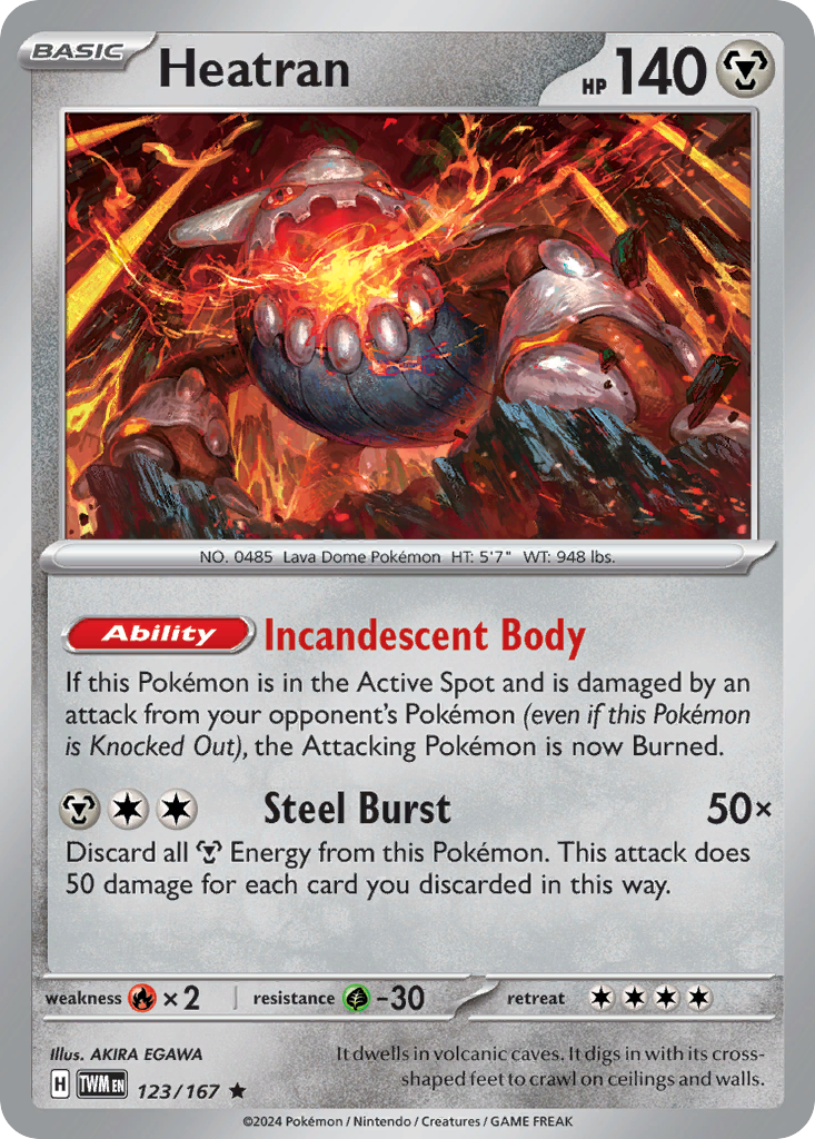 123/167 [TWM] Heatran - Rare