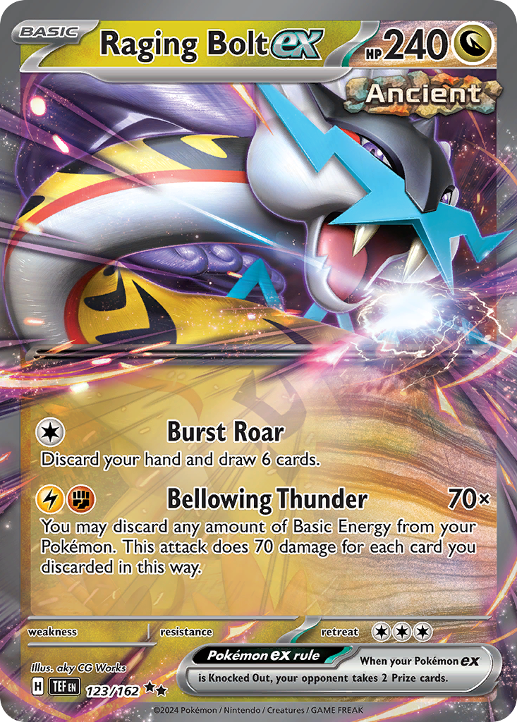 123/162 [TEF] Raging Bolt ex - Double Rare