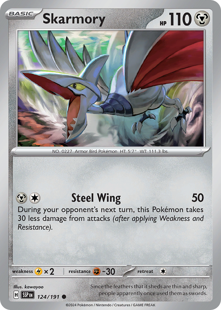 124/191 [SSP] Skarmory - Common