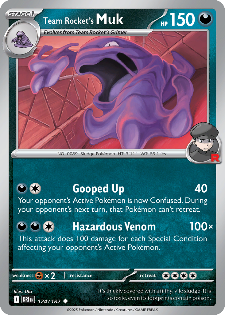 124/182 [DRI] Team Rocket's Muk - Uncommon