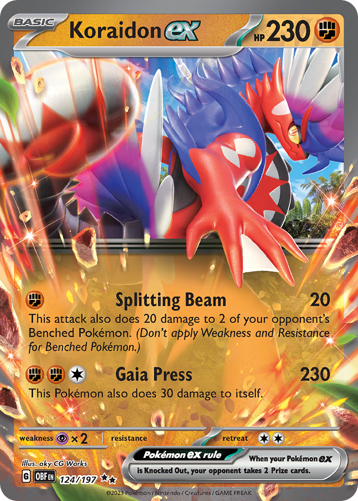 124/197 [SV3] Koraidon ex - Double Rare