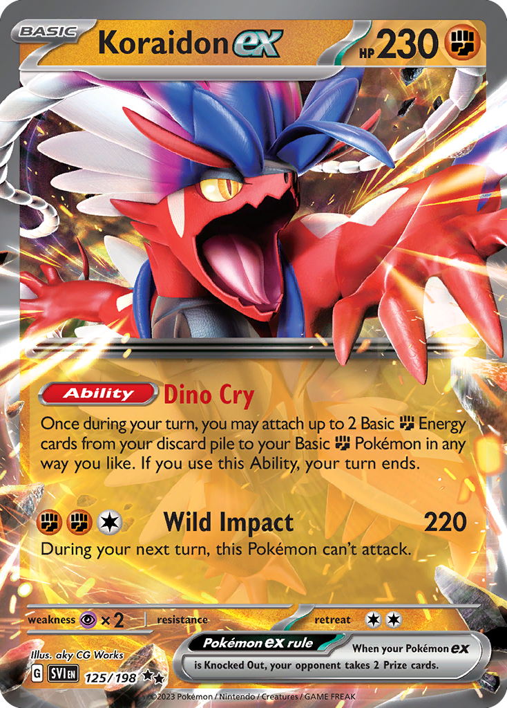 125/198 [SV1] Koraidon ex - Double Rare