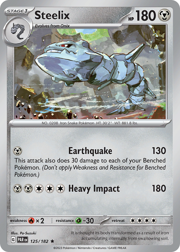 125/182 [SV4] Steelix - Rare