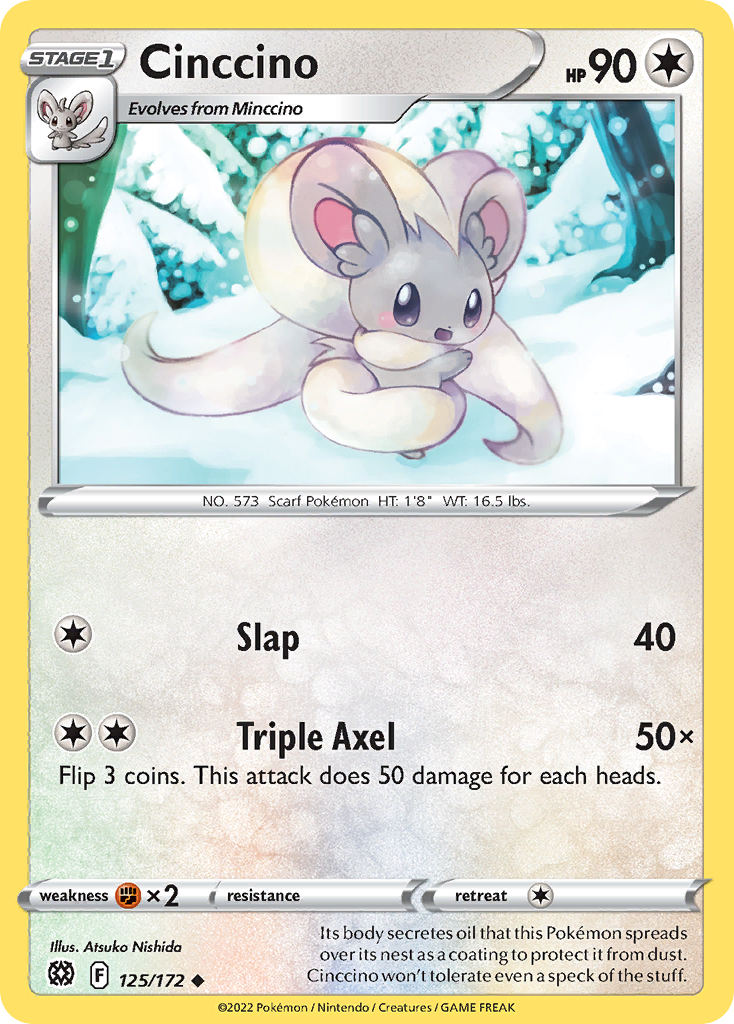 125/172 [BRS] Cinccino - Uncommon