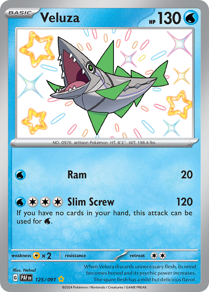 125/91 [SV4PT5] Veluza - Shiny Rare