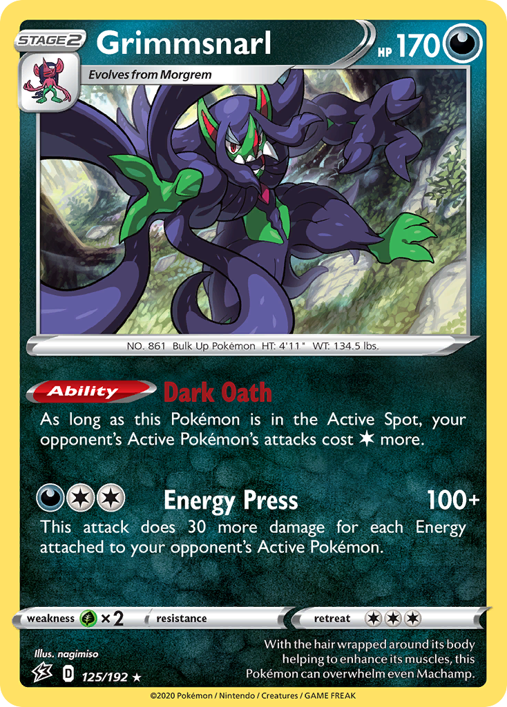 125/192 [RCL] Grimmsnarl - Rare Holo