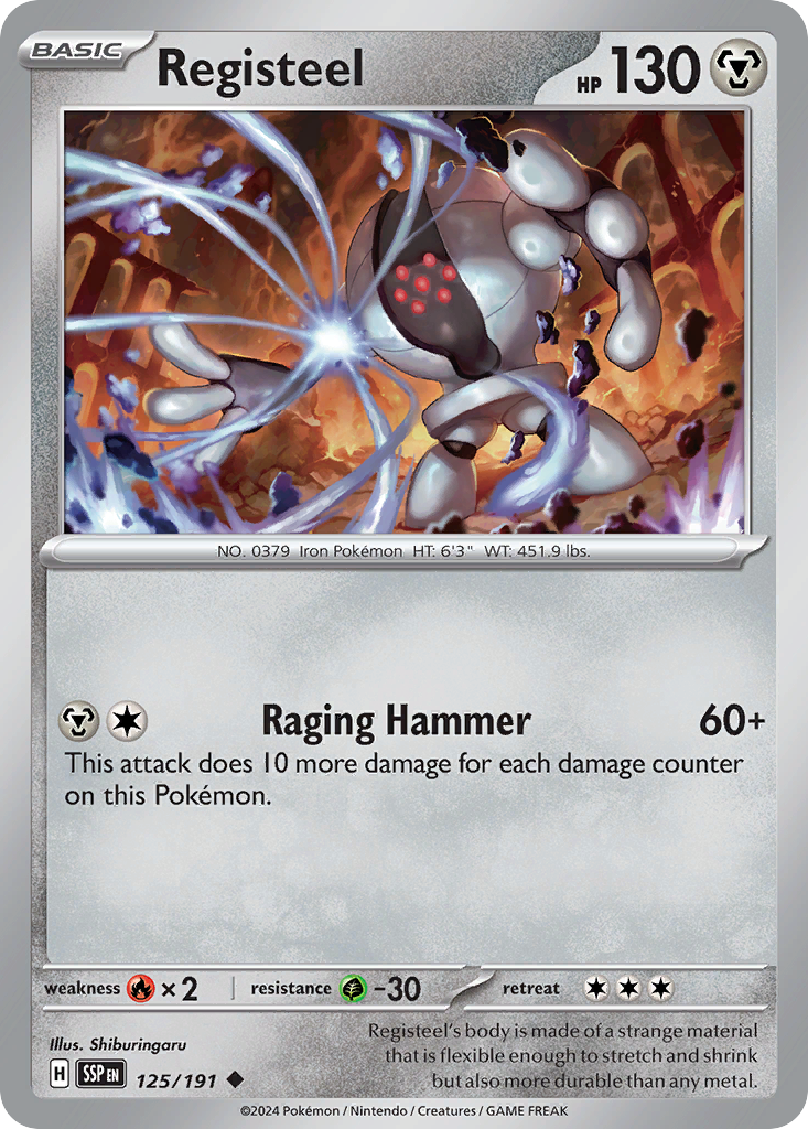 125/191 [SSP] Registeel - Uncommon
