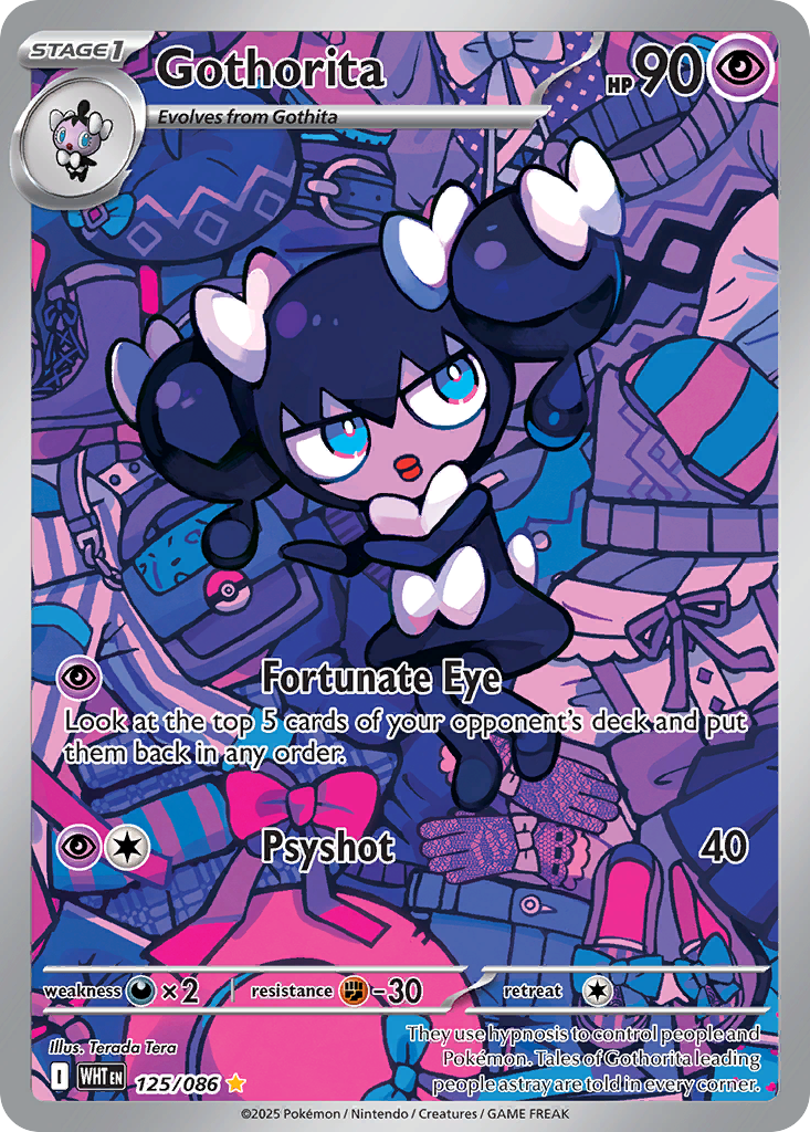 125/86 [WHT] Gothorita - Illustration Rare