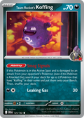 125/182 [DRI] Team Rocket's Koffing - Common