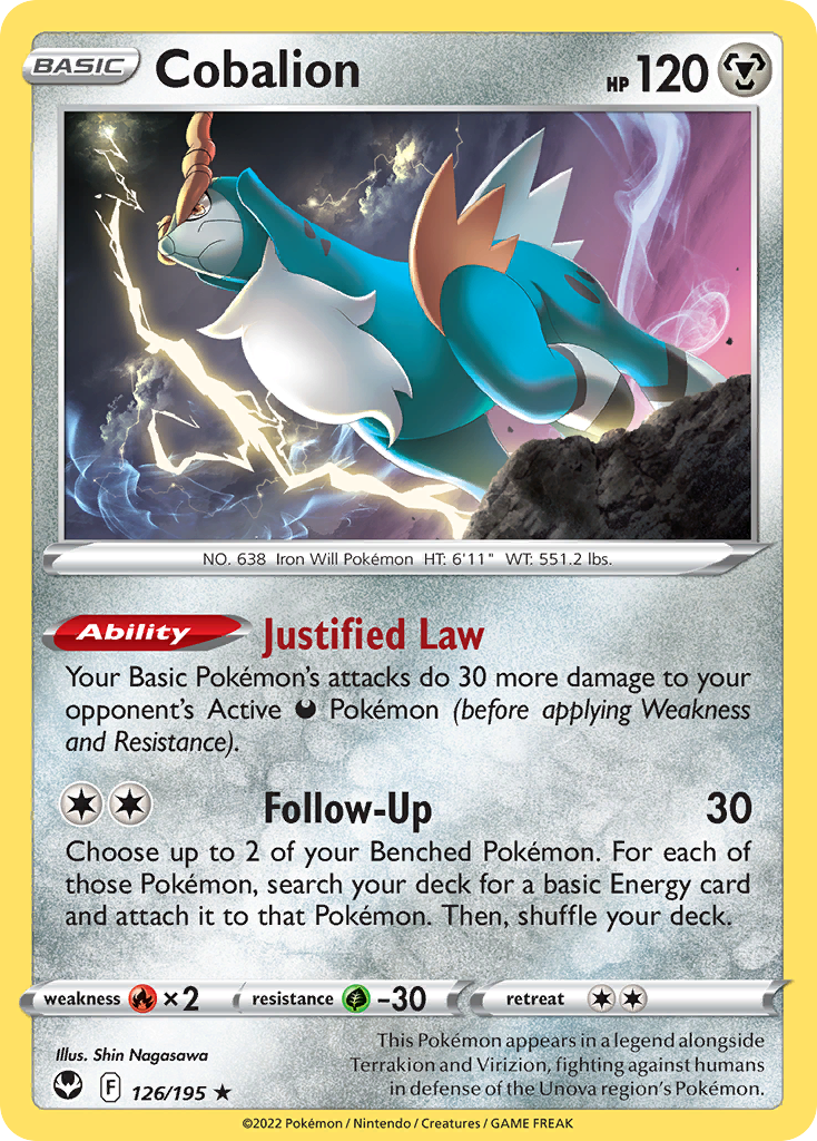 126/195 [SIT] Cobalion - Rare