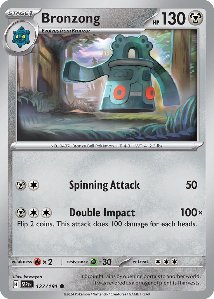 127/191 [SSP] Bronzong - Common