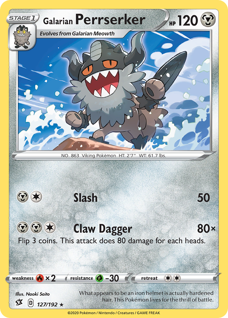 127/192 [RCL] Galarian Perrserker - Rare