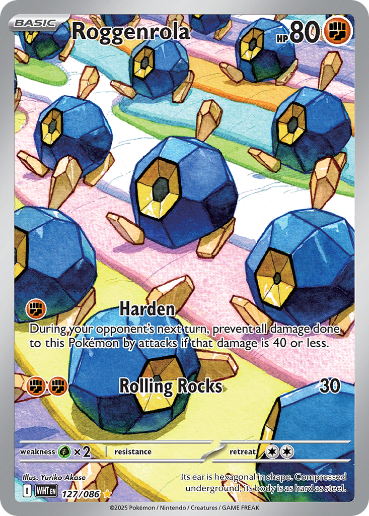 127/86 [WHT] Roggenrola - Illustration Rare