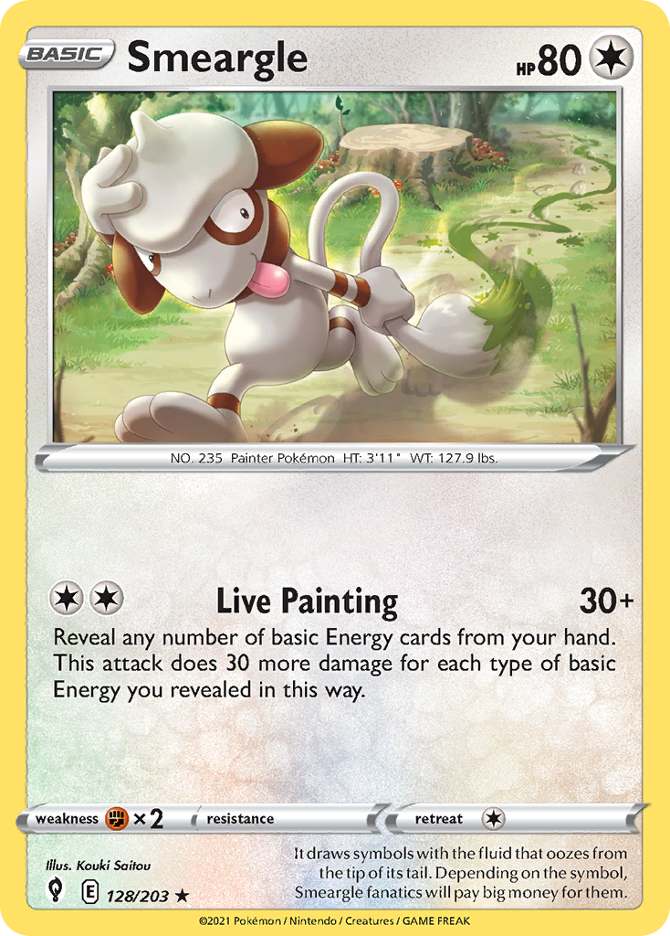 128/203 [EVS] Smeargle - Rare