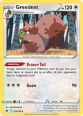 128/198 [CRE] Greedent - Rare Holo