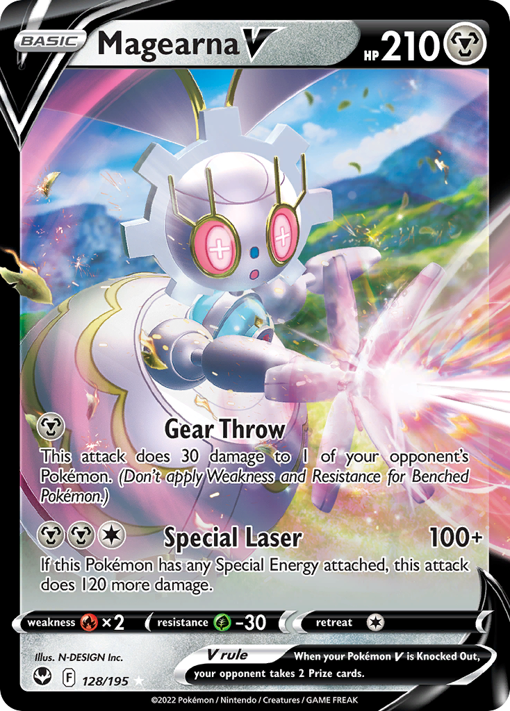 128/195 [SIT] Magearna V - Rare Holo V