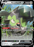 128/189 [DAA] Galarian Stunfisk V - Rare Holo V